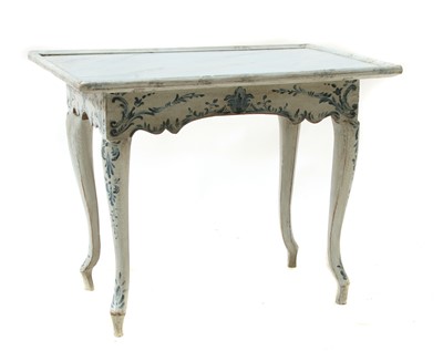Lot 518 - A painted Danish rococo table