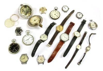 Lot 236 - A collection of pocket watches and wristwatches
