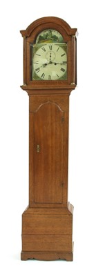 Lot 507 - A 19th century oak longcase clock