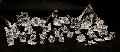 Lot 235 - A quantity of Swarovski crystal ornaments