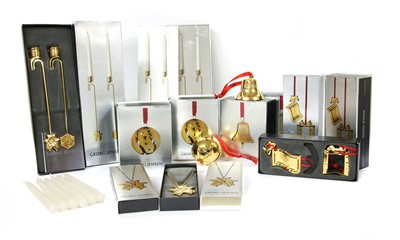 Lot 1190 - A collection of Georg Jensen Christmas decorations 2009