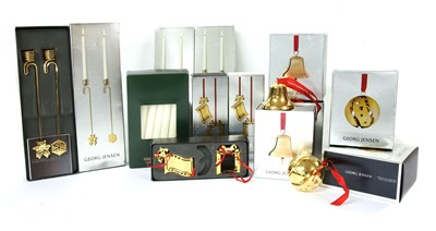 Lot 1187 - A collection of Georg Jensen Christmas decorations 2009