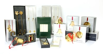 Lot 1188 - A collection of Georg Jensen Christmas decorations 2009