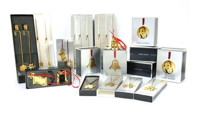 Lot 1189 - A collection of Georg Jensen Christmas decorations 2009