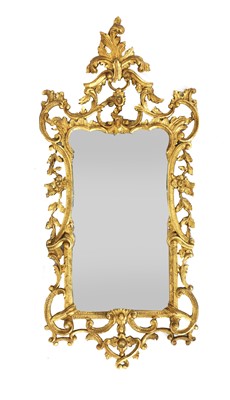 Lot 442 - A George III-style giltwood mirror