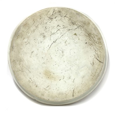 Lot 10 - A Chinese blanc de Chine plate