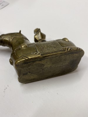 Lot 68 - A rare Chinese brass water pipe