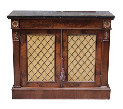 Lot 445 - A Napoleon III mahogany chiffonier