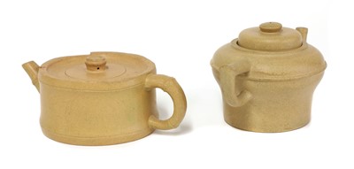 Lot 39 - Two Yixing duanni teapots
