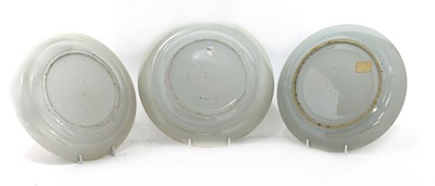 Lot 24 - Three Chinese famille rose plates