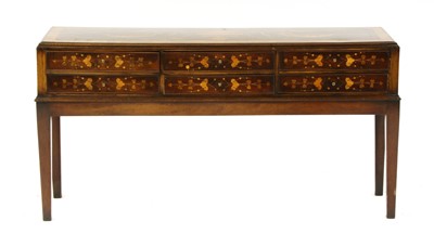 Lot 441 - A Dutch inlaid cabinet