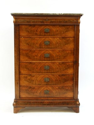 Lot 512 - A French mahogany chest