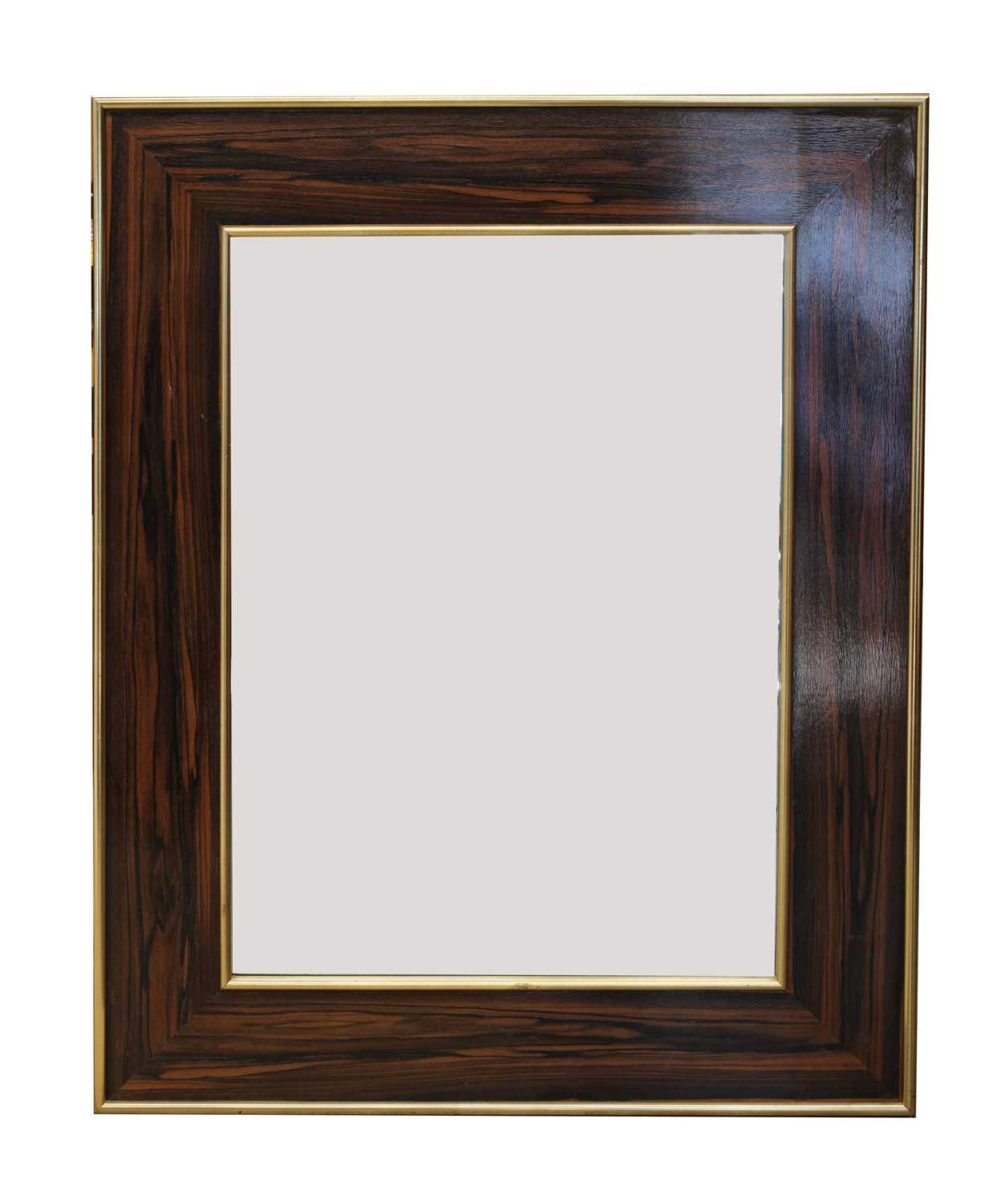 Lot 337 - A coromandel and gilt wall mirror