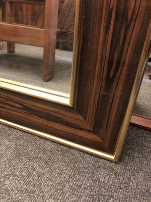 Lot 337 - A coromandel and gilt wall mirror