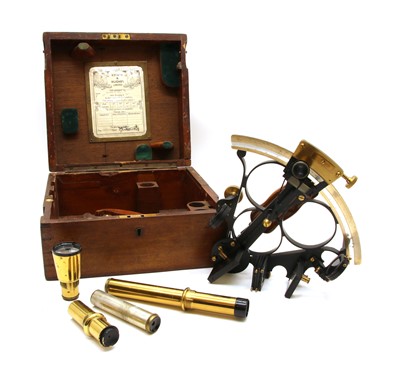 Lot 230 - A Kelvin and Hughes Naval sextant