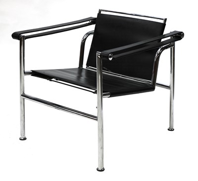 Lot 265 - An LC1-style armchair