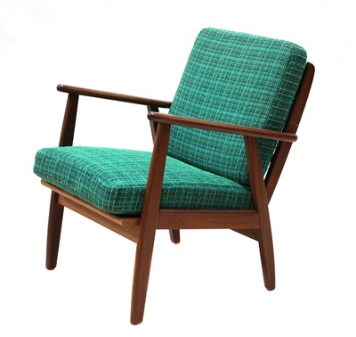 Lot 496 - A Danish teak armchair