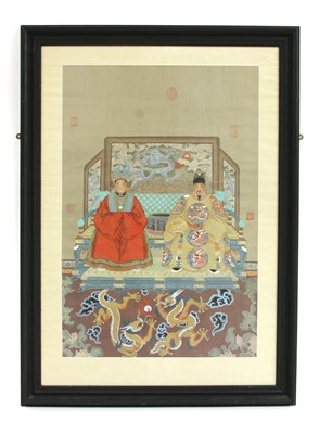 Lot 397 - A Chinese ancestor picture