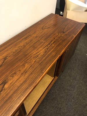 Lot 135 - A rosewood sideboard
