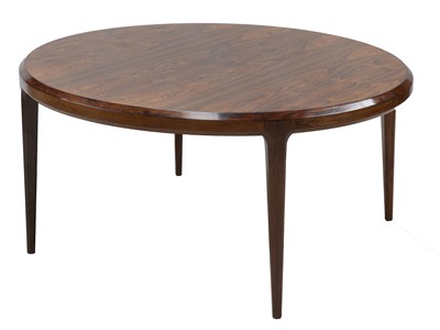 Lot 149 - A rosewood circular coffee table