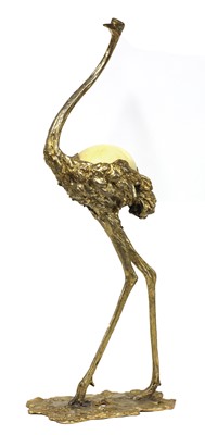 Lot 447 - A rare Gabriella Crespi ostrich