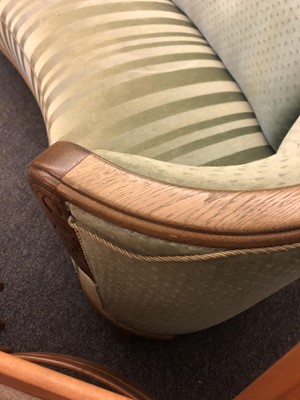 Lot 505 - An Art Deco curved sofa
