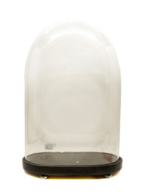 Lot 167 - A large Victorian glass dome