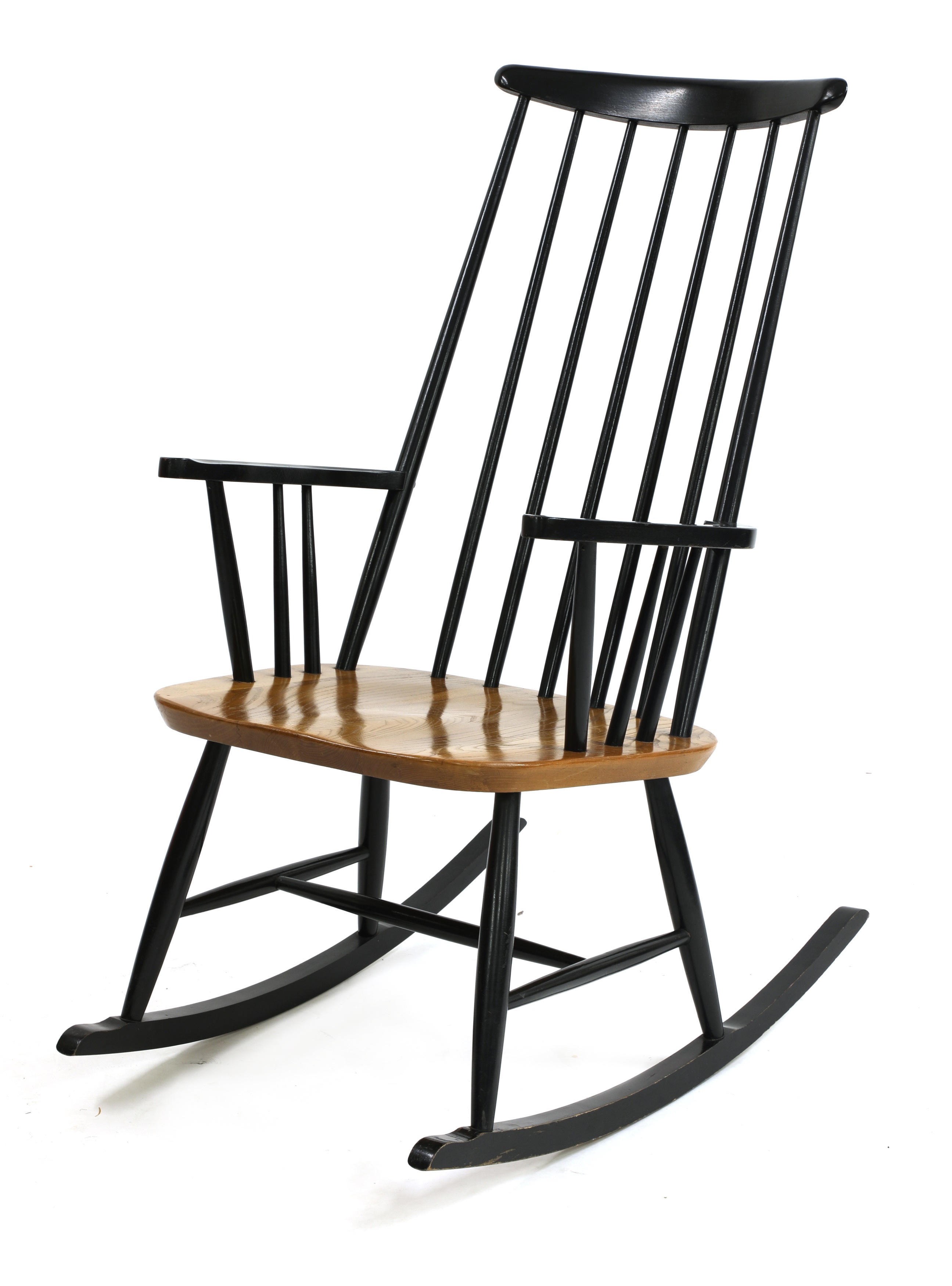 Lot 199 - A rocking chair,