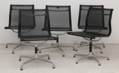 Lot 233 - Five 'EA 105' desk chairs