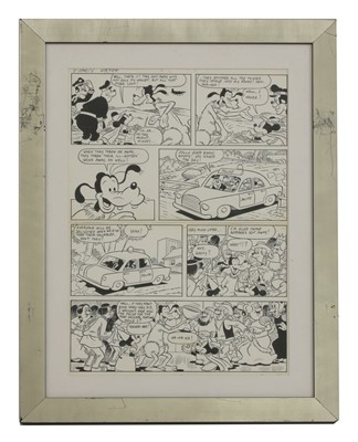 Lot 204 - Seven Walt Disney storyboards