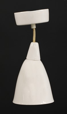 Lot 326 - A set of four 'model 193N' BTC Original hanging pendant lights