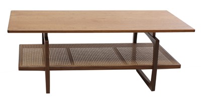 Lot 231 - A teak coffee table