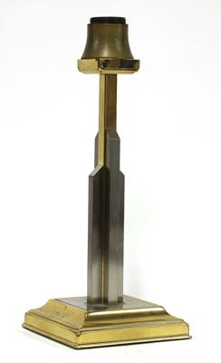 Lot 552 - A two-tone lamp