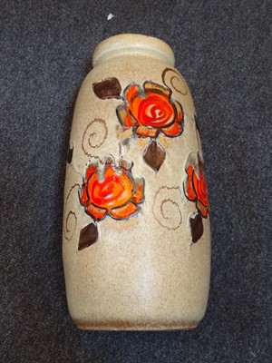 Lot 234 - A West German pottery vase