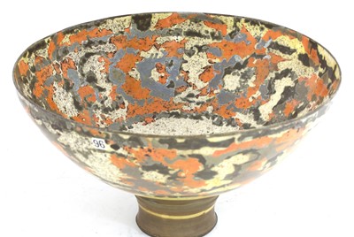 Lot 42 - ﻿A large studio pottery porcelain bowl
