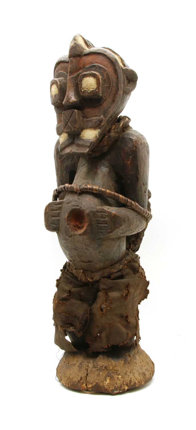 Lot 203 - A carved Igbo Tribal Fetish figure