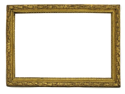 Lot 705 - A carved giltwood frame