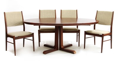 Lot 501 - A Danish cherry wood extending table