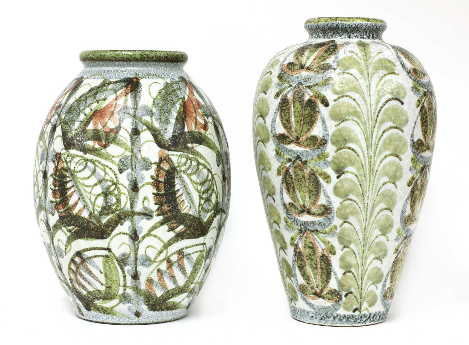 Lot 56 - Two Denby stoneware vases