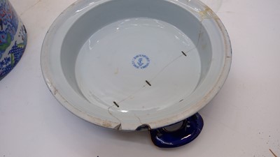 Lot 103 - A collection of Continental and other pottery table wares