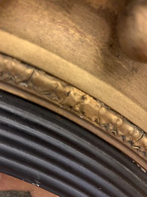 Lot 540 - A Regency gilt convex mirror