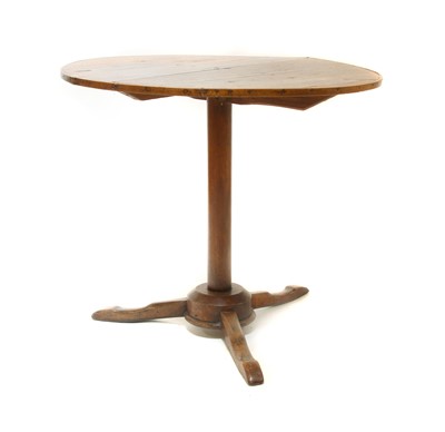 Lot 117 - A Continental fruitwood pedestal table