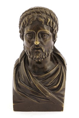 Lot 534 - A Grand Tour bronze bust