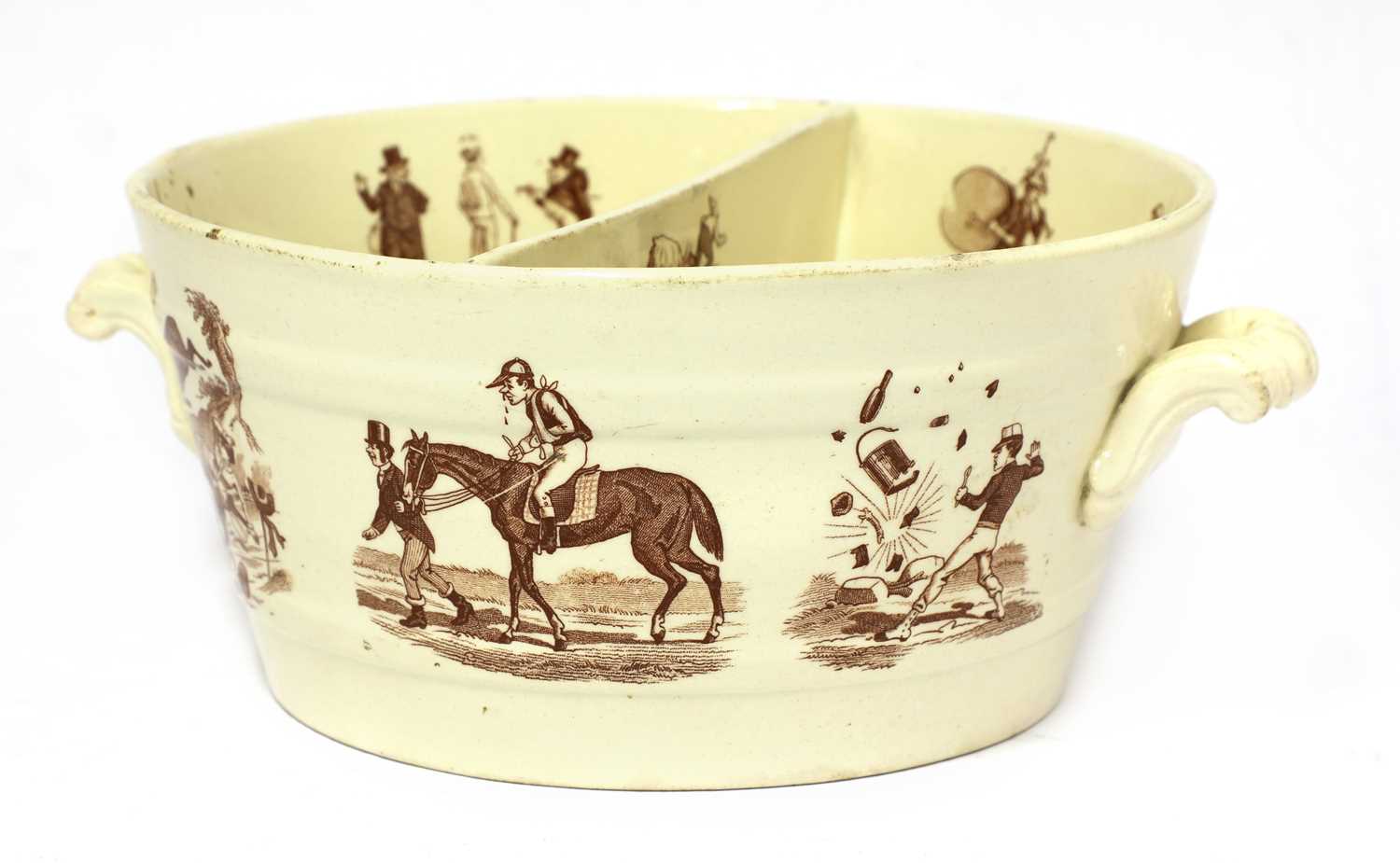 Lot 97 - An unusual French pottery bowl