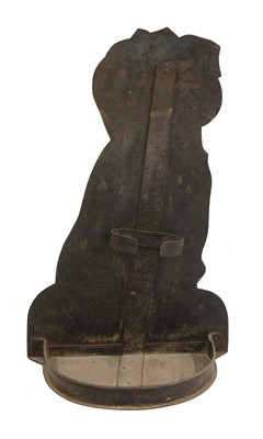 Lot 666 - A French toleware dummy board stick stand