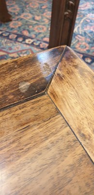 Lot 220 - A Chinese hardwood low table