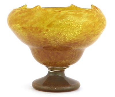Lot 114 - A Daum pedestal bowl