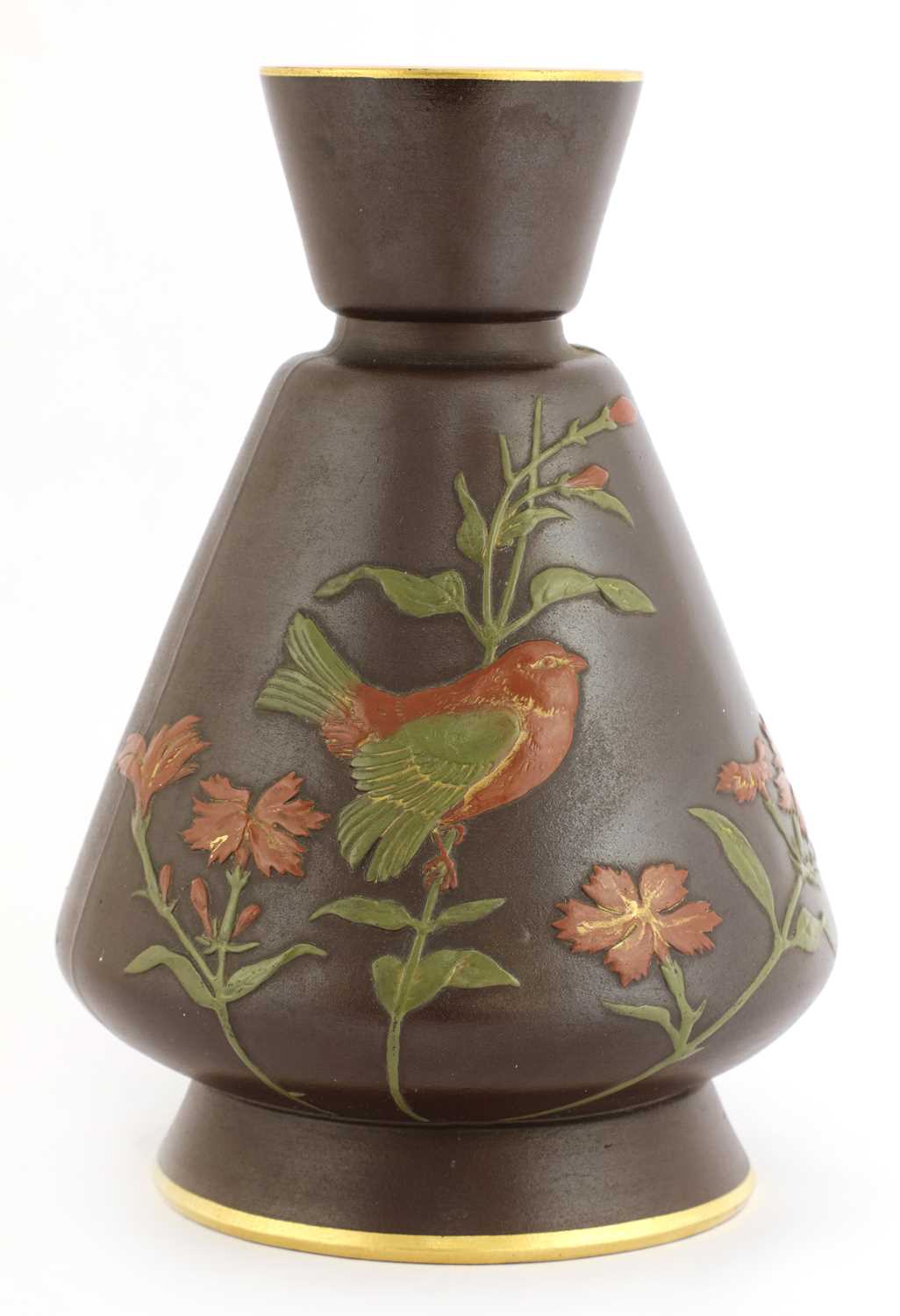 Lot 59 - A Minton glazed vase