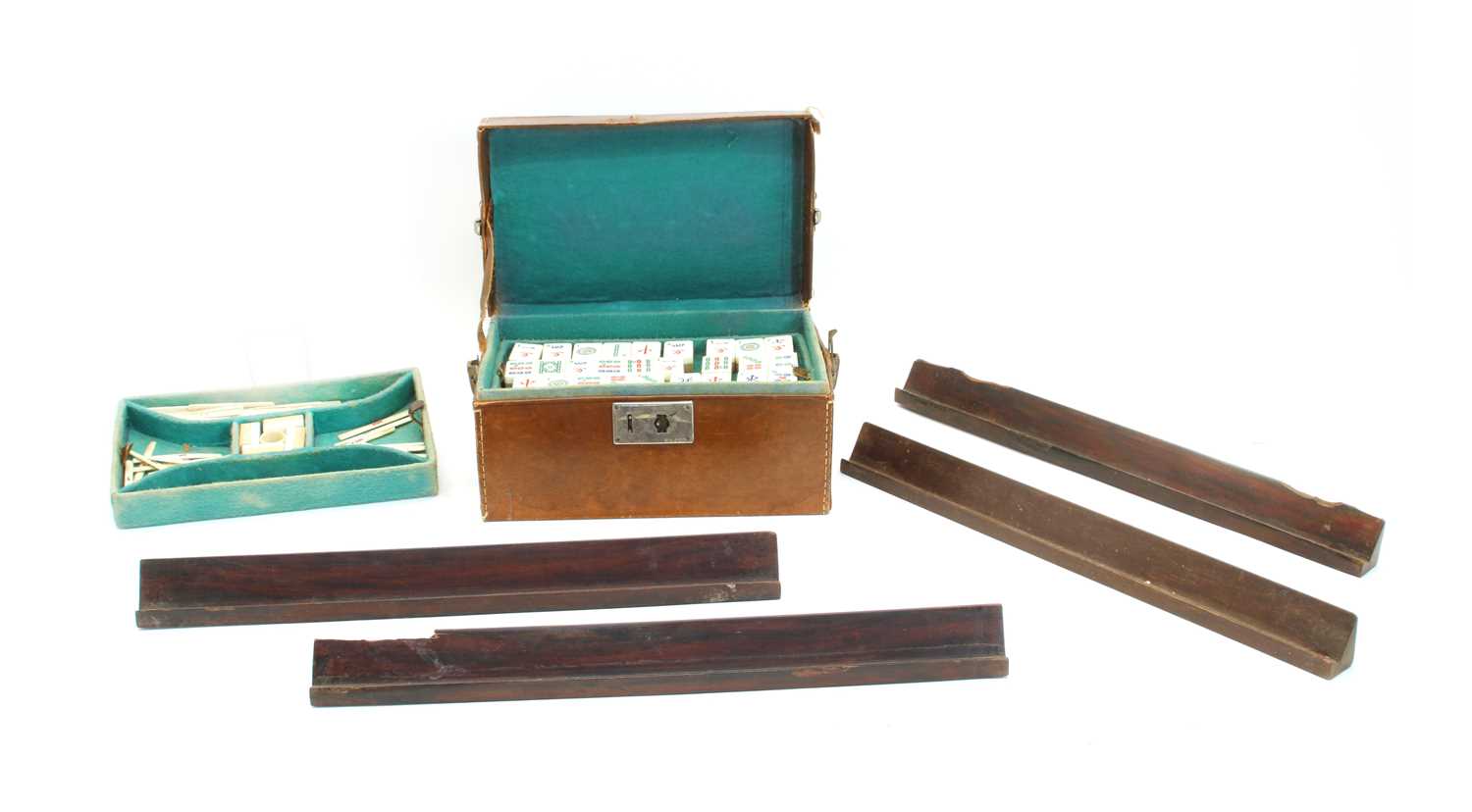 Lot - Chinese Cased Mahjong Set