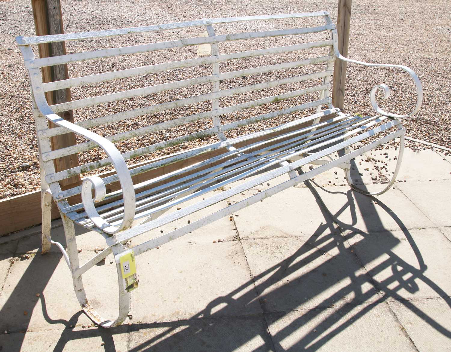 victorian iron bench